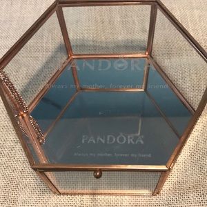 Glass jewelry box Pandora